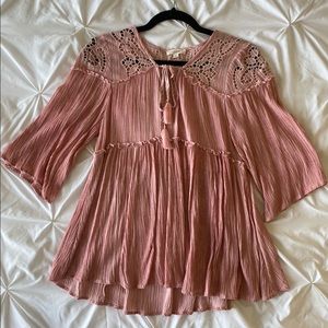 Pink Blouse - Size Medium